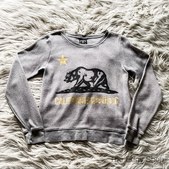Recycled Karma Sweaters - Recycled Karma | California Republic Bear Sweater